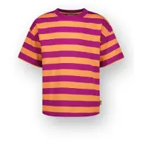 Vingino T-shirt Basic stripe tee Meisje Roze 176