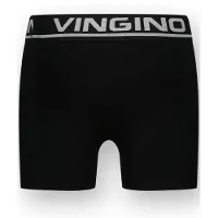 Vingino boxershort - zwart (set van 7) Jongens Stretchkatoen Effen - maat 122/128