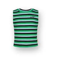Vingino Top Basic-crop rib top Meisje Groen 92