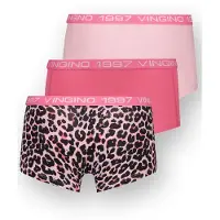 Vingino meisjes 3P hipsters basic print roze & zwart