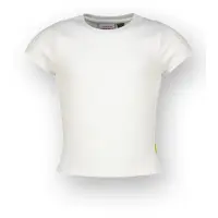Vingino Girls Basic-crop Rib Tee T-shirt Real White Size: 10 | T-shirts Outlet | kids | Wit