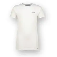 Vingino T-shirt wit Jongens Stretchkatoen Ronde hals Effen - maat 98/104