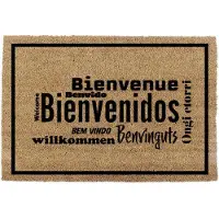 EDM Deurmat Bruin Vezel (60 x 40 cm)