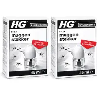 Hg 2 x X Muggenstekker - Muggenwering - Muggenplaag - Muggen Afweren - Muggenstop - Muggenwerende Stekker