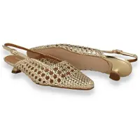Pedro miralles Dames Slingback | Goud | Maat: 37
