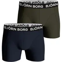 Björn Borg Heren Boxershorts Bamboo Cotton Blend Boxer 2p - Donkerblauw - Maat L