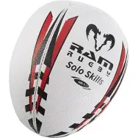 RAM Rugby Solo Skill Rugby Ball - Maat 3 - Ultieme individuele training - 3D Grip - Oefen Kaatsen en Vangen individueel