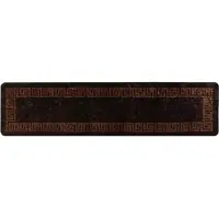vidaXL Tapijt Runner MARSA Zwart 100 x 450 cm Polyester en PVC