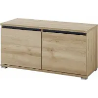 Huisenthuis.nl Halbank Lazio Beuken - 8 paar schoenen - Breedte 96 cm - Hoogte 52 cm - Diepte 40 cm - Met openslaande deuren