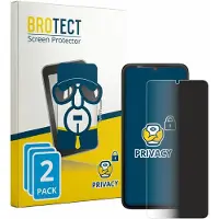 BROTECT - privacy screenprotector voor TCL K70 SE - Folie Beschermfolie Blauwlichtfilter 2 Stuks