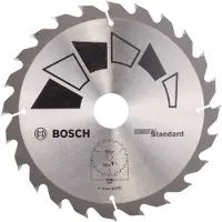 Bosch Standard 2609256820 Hardmetaal-cirkelzaagblad 190 x 30 mm Aantal tanden: 24 1 stuk(s)