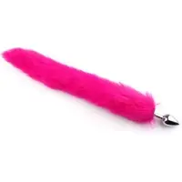 Go Go Gadget - Foxtail - Anale Buttplug - Geschikt voor Mannen en Vrouwen - Vossenstaart - 2 stuks - Fuchsia