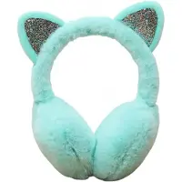 Go Go Gadget - Winter Warm - Pluche - Katten Oortjes - Mintgroen