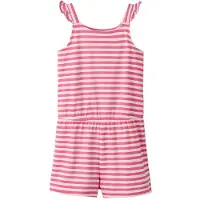 Name it KIDS gestreepte regular playsuit roze Meisjes Stretchkatoen Streep - maat 152