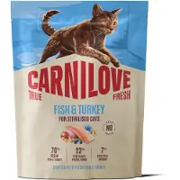Carnilove True Fresh Cat Dry Fish & Turkey for Sterilised Adult All Breeds 400 g