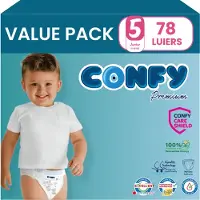 Confy Premium - Luiers Maat 5 (11-18kg) - 78 Luiers - Value Pack