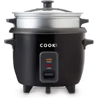 Media Evolution COOK-IT Rijstkoker met Stomer 1.5 liter - 6-10 Porties - Automatisch Programma - Warmhoudfunctie - Antiaanbaklaag