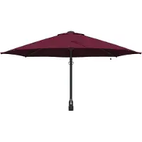 vidaXL Tuinparasol Zwart 248 x 248 x 148 cm Polyester en Staal