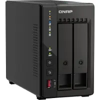 Qnap TS-253E NAS Tower Ethernet LAN Black J6412