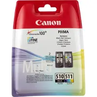 Canon Inktcartridge PG-510 / CL-511 Zwart + 3 kleuren Multipack