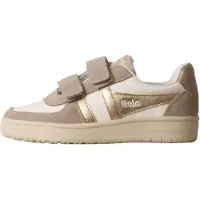 Gola Hawk Mirror sneakers wit/beige/goud Meisjes Imitatieleer - maat 30