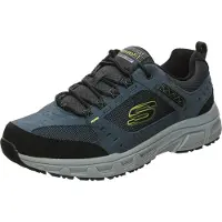 SKECHERS Veterschoen 'Schnürschuh Herren 51893 NVLM Kunststoff (Synthetik) in blau' blauw