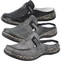 Rieker Clogs 'Kalkutta' zwart
