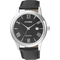 Citizen Analoog horloge 'Elegant leger' zwart / zilver
