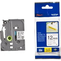 Brother Tape TZe-S231 Zwart op wit (12 mm)