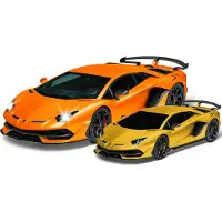 Jamara RC voertuig Auto - 405170 RC Sport Auto Lamborghini Aventador SVJ - Oranje - 2,4GHz RC Model Kant en Klaar - 1:14 Bestuurbare Auto