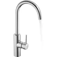 Vevor Touchless wastafelkraan (verchroomd zilver) Badkamer
