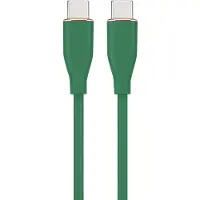 Gembird Premium siliconen Type-C Power Delivery (PD) oplaad- en datakabel, 1,5 m, Middernachtgroen