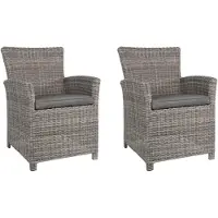 Lesli Living Tuinstoel Tropez Smoke - grijs