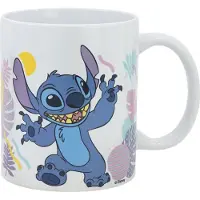 Stor Disney - Stitch met Hawaïaanse Bloemen Keramische Mok - 325ml