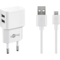 Goobay Dual Micro USB Charger Set (18 W)