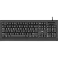 Ewent EW3286, Volledige grootte (100%), Kabel, USB, Membraantoetsen, QWERTY-indeling, Zwart
