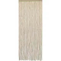 vidaXL Insect Deur Gordijn Meerkleurig 90 x 200 cm Bamboe