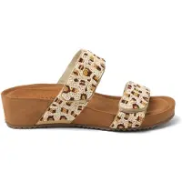 Lazamani Slippers Dames Wit Leer Maat 42