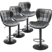 Vevor barkrukken 4-pack moderne barkrukken van PU-leer