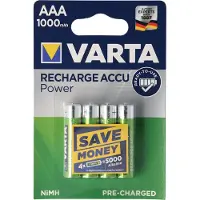 Varta 1x4 1000mah Aaa Oplaadbare Batterij