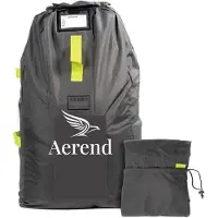 Aerend XL Gate Check Reistas - Waterdicht Nylon - 120x58x35 cm - Zwart