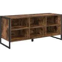 vidaXL Schoenenkast 100 x 35 x 44 cm Bewerkt hout Rook Eik