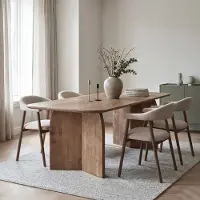 Giga Meubel Eettafel Dalarna Walnoot Deens Ovaal 240cm