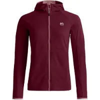 Ortovox - Women's Fleece Light Grid Hoody - Fleecevest L, rood