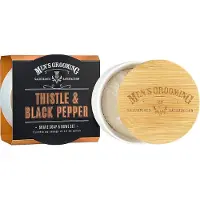The Scottish Fine Soaps Company Scottish Fine Zeeps Thistle & Black Pepper Shave Zeep & Bowl Set Scheercrème - 100gr | Voor Mannen