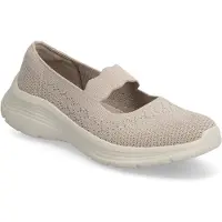 SKECHERS Dames Ballerine Bedford | Taupe | Maat: 39
