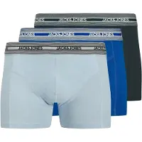 Jack & Jones Junior Onderbroek 'JACLEO' royal blue/koningsblauw / lichtblauw / donkergroen