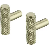 Blomus Wandhaakje Rof Elongated Brass (Set van 2)