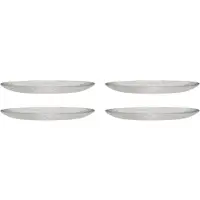 Hubsch Glazen borden ø20cm - set van 12 stuks