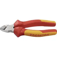 TECWERK Zijkniptang L.130mm VDE Meercomp.-Handvatten